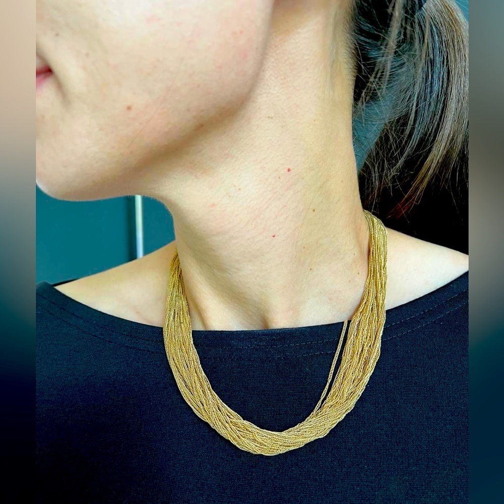 BCBG Gold Layered Necklace